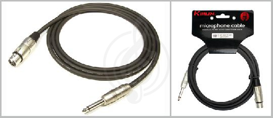 Изображение XLR-Jack микрофонный кабель Kirlin MP-482-1