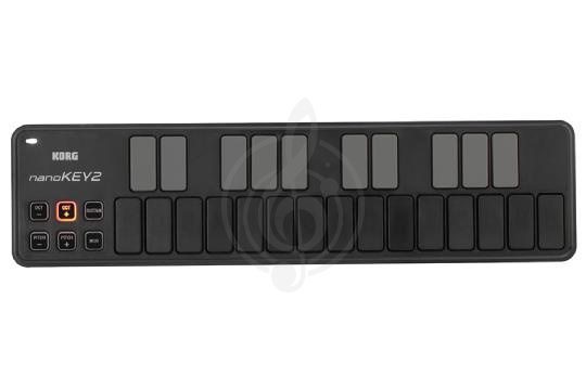 MIDI-клавиатура KORG NANOKEY2-BK - USB MIDI-клавиатура, Korg NANOKEY2-BK в магазине DominantaMusic - фото 1