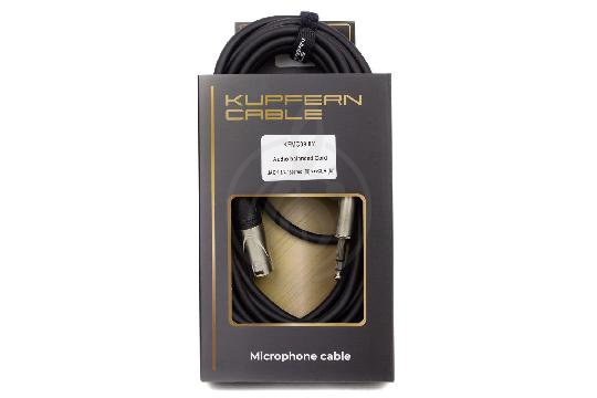 XLR-Jack микрофонный кабель Y-межблочный кабель KUPFERN KUPFERN KFMC09 6M - Шнур аудиобалансный Jack 1/4 stereo папа -XLR папа KFMC096M - фото 1