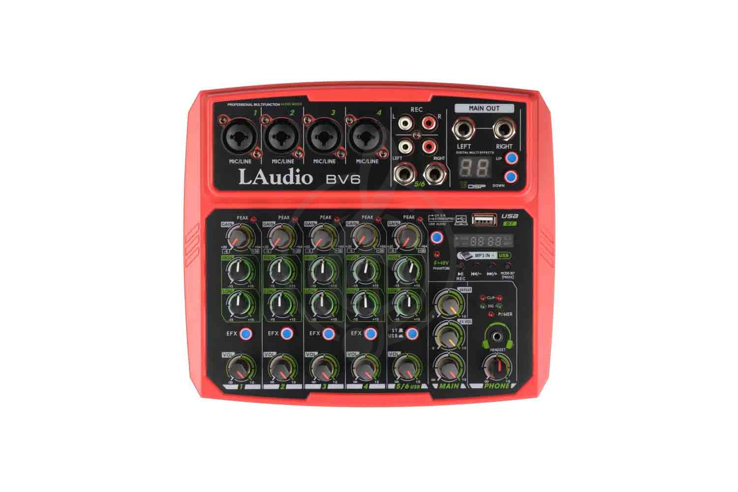 Аналоговый микшер LAudio BV6 - Микшерный пульт, 6 каналов, LAudio BV6 в магазине DominantaMusic - фото 1