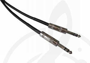  Jack-Jack инструментальный кабель LEEM Leem ASS-110 3M - Кабель инструментальный Jack 6,35мм — Jack 6,35мм стерео, 3.05м ASS-110 3M - фото 1