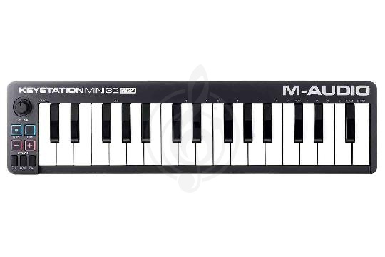 MIDI-клавиатура Миди-клавиатуры M-Audio M-AUDIO Keystation Mini 32 - USB миди-клавиатура Mini 32 - фото 1