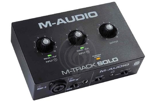 Звуковая карта M-Audio M-TRACK SOLO USB - Аудиоинтерфейс, M-Audio M-TRACK SOLO USB в магазине DominantaMusic - фото 1
