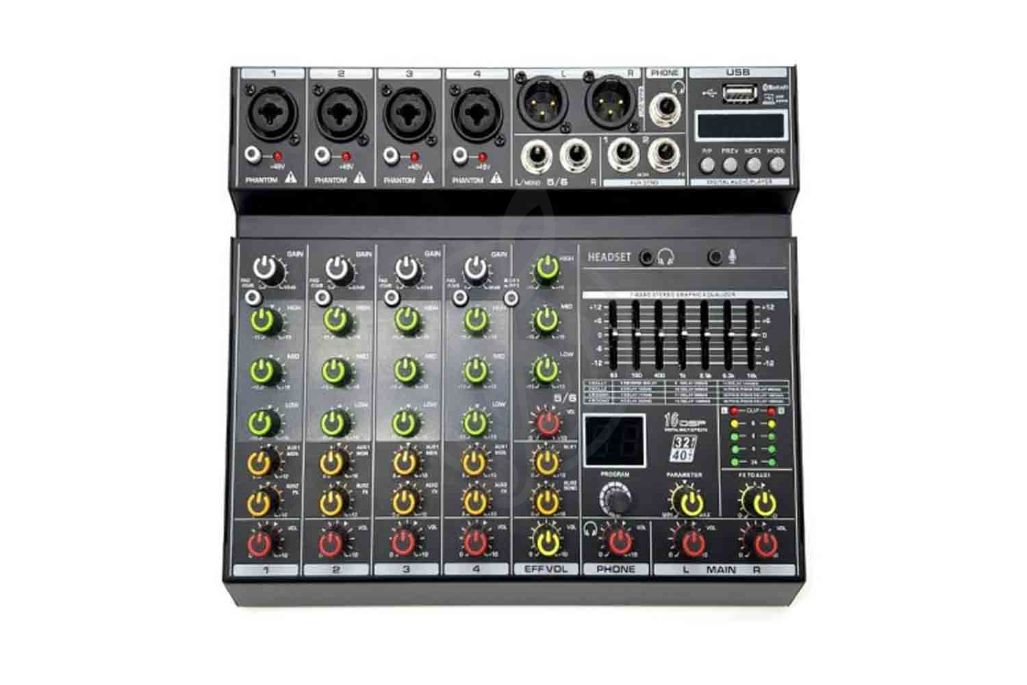 Аналоговый микшер N-Audio PR6 - Микшер, 6 каналов, N-Audio PR6 в магазине DominantaMusic - фото 1