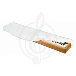 Изображение Накидка для цифрового пианино универсальная бархатная белая