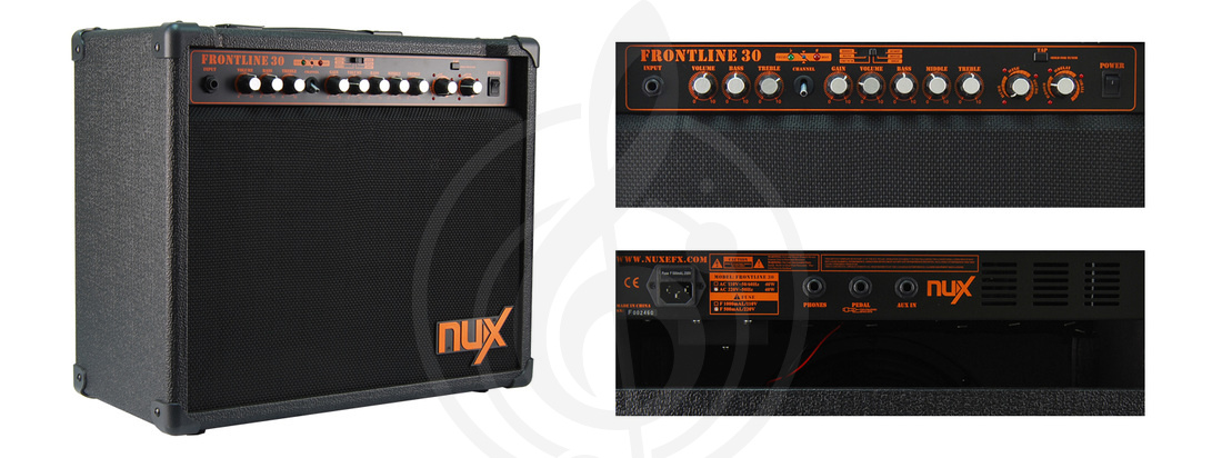 Комбоусилитель для электрогитары Усилители и комбики для электрогитар Nux NUX Frontline 30 Моделирующий гитарный комбо Frontline 30 - фото 1