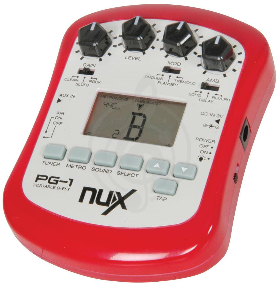 Процессор для электрогитары Гитарные эффекты Nux Nux PG-2 - Портативный гитарный процессор PG-2 - фото 1