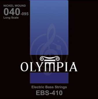 Изображение Olympia EBS 410 Струны для бас гитары 040-095, Nic