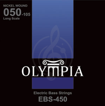 Струны для бас-гитары Струны для бас-гитар Olympia Olympia EBS-450 Струны для  бас гитары 050-105 EBS-450 - фото 1