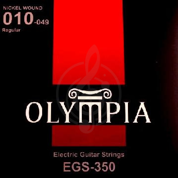 Струны для электрогитары Струны для электрогитар Olympia OLYMPIA EGS-350 Струны д/эл гитары 10-49, никель, EGS-350 - фото 1