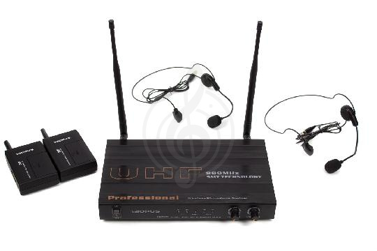 Изображение OPUS UHF 922HS радиосистема головная с 2 микрофонами, частота 730-840 MHz, алюминиевый кейс