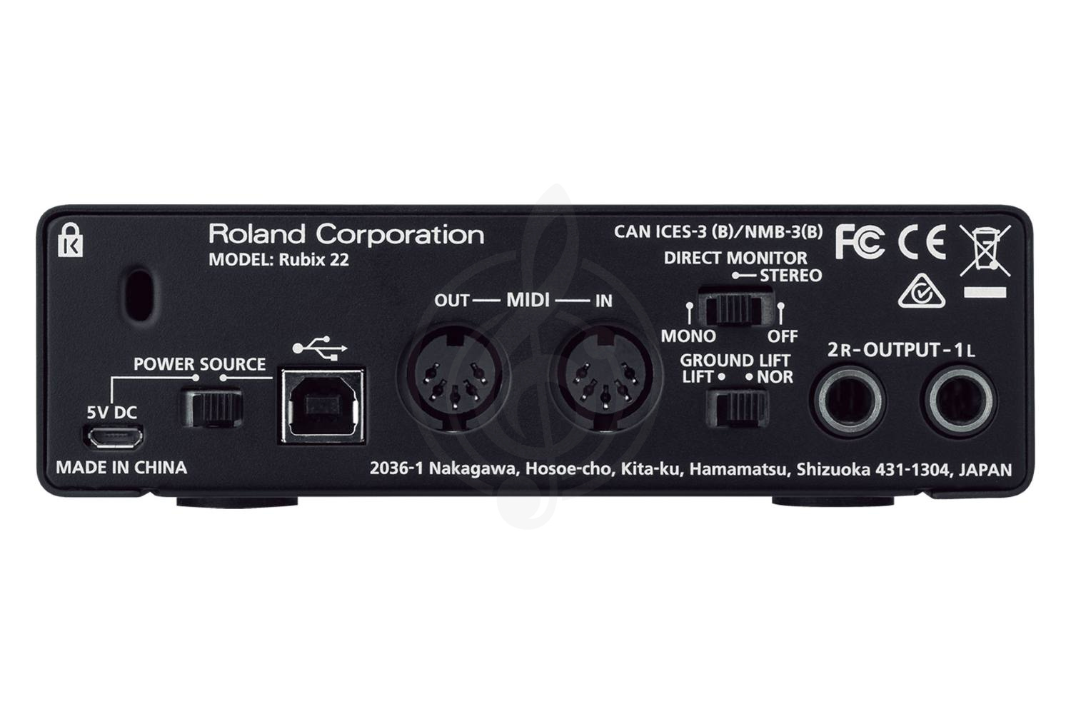 Звуковая карта Звуковые карты, аудиоинтерфейсы Roland Roland RUBIX22  внешний аудиоинтерфейс  RUBIX22 - фото 3