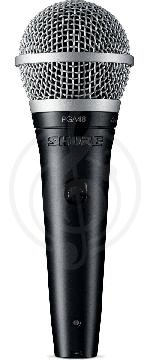 Динамический вокальный микрофон Динамические вокальные микрофоны Shure SHURE PGA48-XLR-E - динамический вокальный микрофон PGA48-XLR-E - фото 1