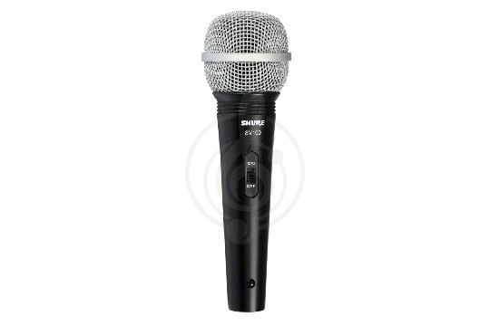 Динамический вокальный микрофон Динамические вокальные микрофоны Shure SHURE SV100-A - микрофон динамический, вокально-речевой SV100-A - фото 1