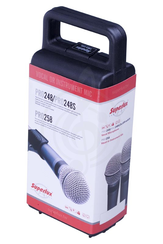 Динамический вокальный микрофон Динамические вокальные микрофоны Superlux Superlux PRO248S Динамический вокальный микрофон PRO248S - фото 4