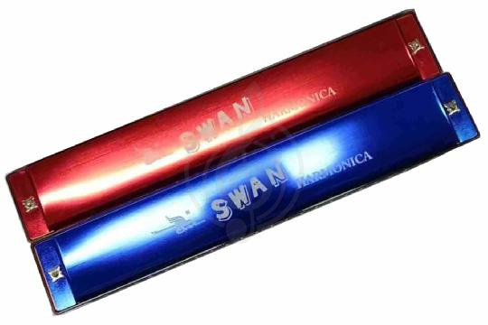 Диатоническая губная гармошка Swan SW24-2 - Губная гармошка тремоло, Swan SW24-2 в магазине DominantaMusic - фото 1