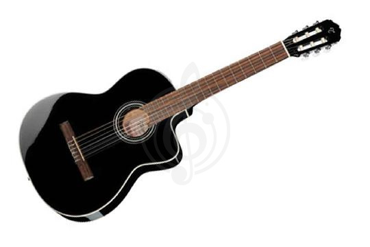 Электроакустическая гитара Электроакустические гитары TAKAMINE TAKAMINE GC1E BLK - Электроакустическая классическая гитара GC1E BLK - фото 1