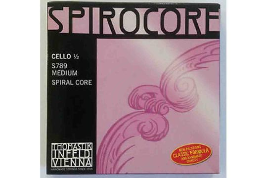 Изображение Thomastik S789 Spirocore - Комплект струн для виолончели 1/2, среднее натяжение