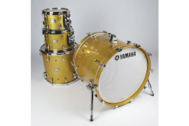 Изображение Yamaha AMB2216(GCHS) бас барабан 22"х16", клён/ венге, 7 слоёв, 8 мм, цвет Gold Champagne Sparkle