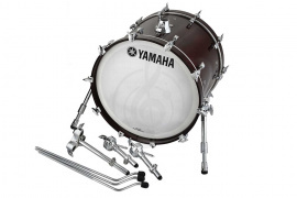 Изображение Yamaha AMB2218(CWLN) бас барабан 22"х18", клён/ венге, 7 слоёв, 8 мм, цвет Classic Walnut