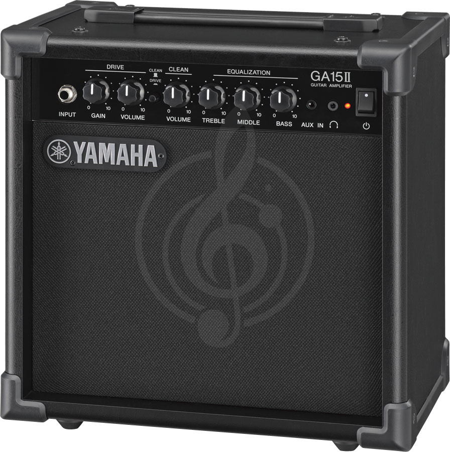 Комбоусилитель для электрогитары Усилители и комбики для электрогитар Yamaha Yamaha GA-15II - Гитарный усилитель 15Вт (8 Ом)  GA15//H - фото 1