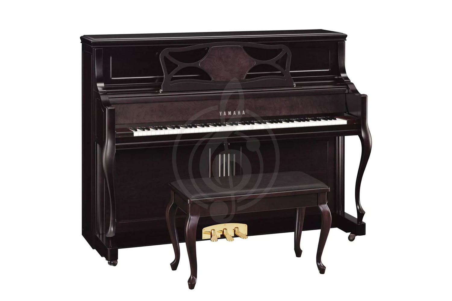 Акустическое пианино Пианино Yamaha Yamaha M2SDW - пианино 110см, консольного типа, цвет тёмный орех, сатинированное, с банкеткой M2SDW//LZ.WITHBENCH - фото 1