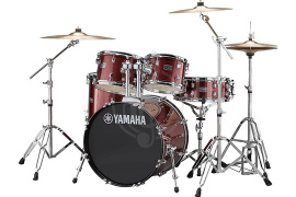 Комплект ударной установки Комплекты ударных установок Yamaha Yamaha RDP0F5BUG ударная установка из 5-ти барабанов, цвет Burgundy Glitter, без стоек RDP0F5 BURGUNDY GLITTER - фото 1